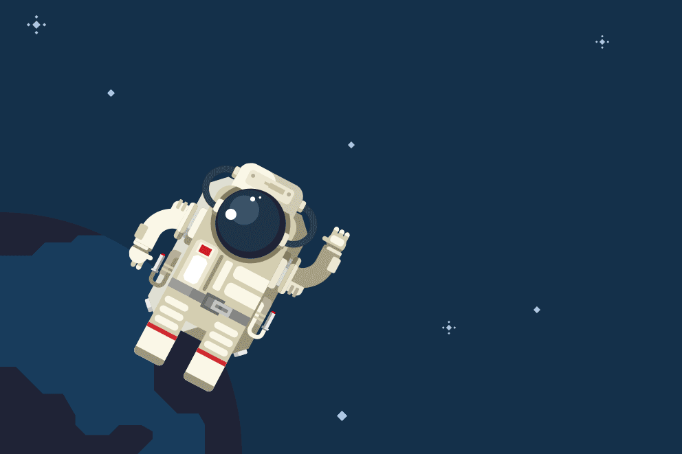 Astronaut Moving Wallpaper